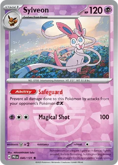 Sylveon Master Ball Holo 40